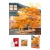 Toi-300pcs Jigsaw Puzzle-Crimson Maples Reflecting in the Garden