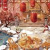 Toi-1000pcs Jigsaw Puzzle-Brewing Snow with Winter Plum