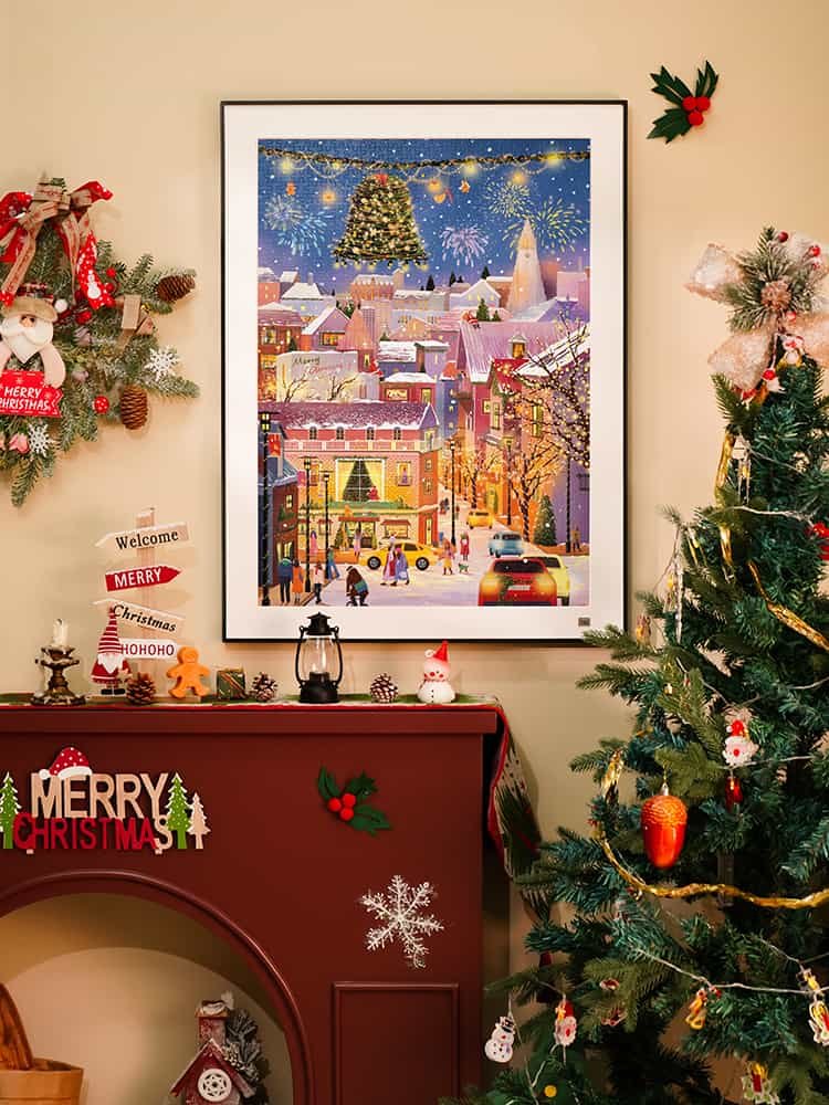 Toi-Christmas Bell Island (2) Toi-1000pcs Jigsaw Puzzle-Christmas Bell Island