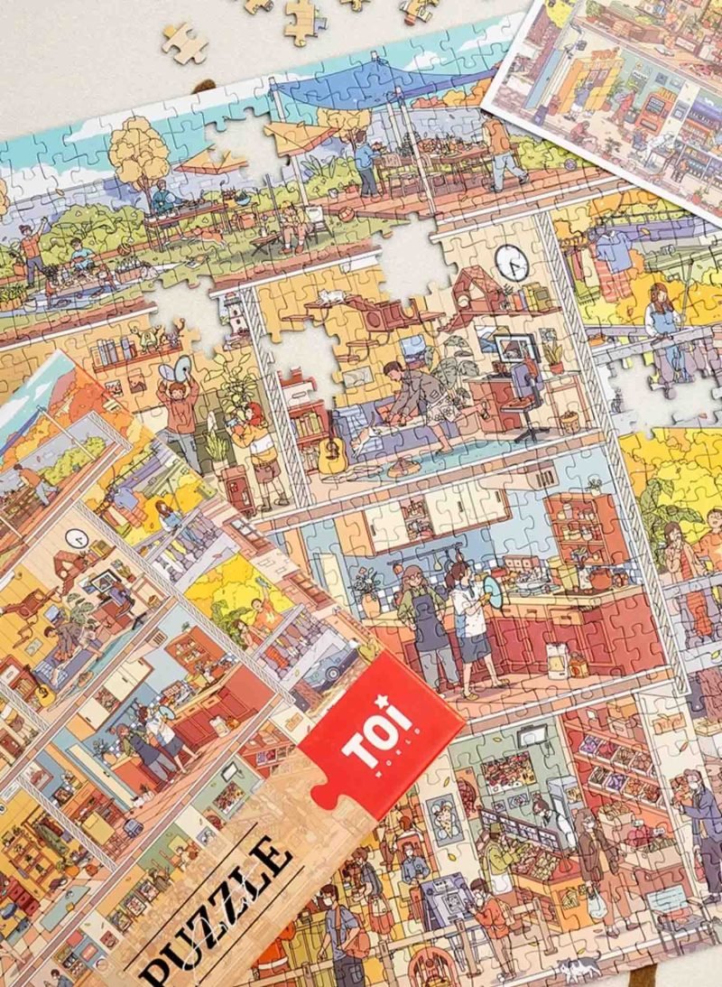 Discontinued-Toi-Cozy Home Living-1000pcs Jigsaw Puzzle