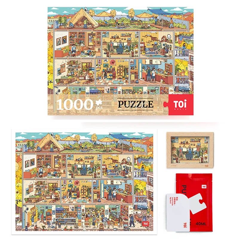 Discontinued-Toi-Cozy Home Living-1000pcs Jigsaw Puzzle