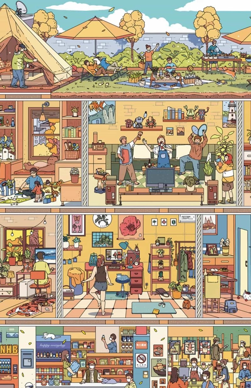Discontinued-Toi-Cozy Home Living-1000pcs Jigsaw Puzzle