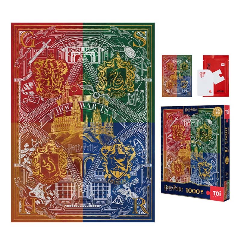 Toi-Harry Potter The Four Gilded Houses-1000pcs Jigsaw Puzzle
