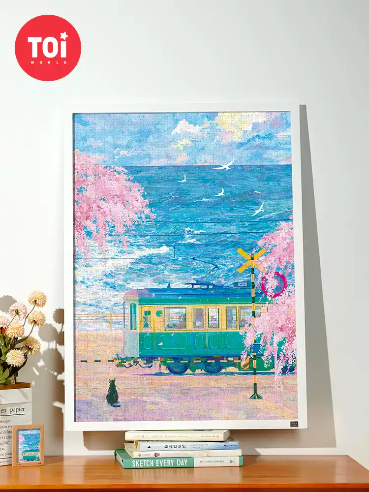 Toi-1000pcs Jigsaw Puzzle-Kamakura Train Story