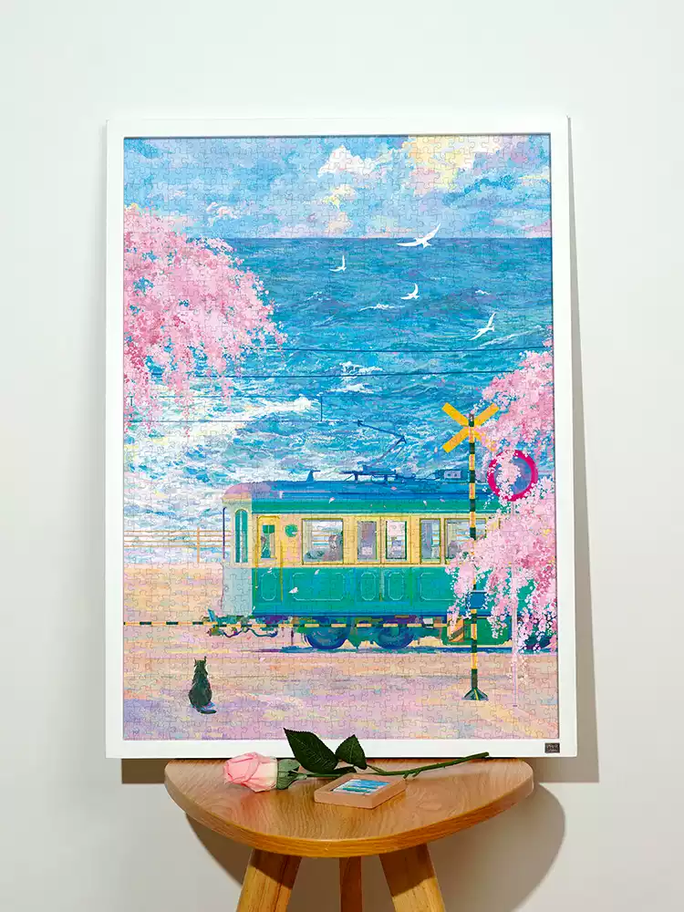 Toi-1000pcs Jigsaw Puzzle-Kamakura Train Story