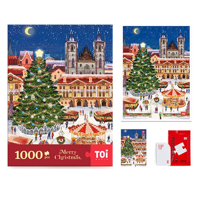 Toi-1000pcs Jigsaw Puzzle-Merry Christmas