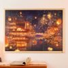 Toi-1000pcs Jigsaw Puzzle-Moored on River Qinhuai at Night