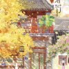 Toi-1000pcs Jigsaw Puzzle-Apricot Blossoms in Hutong