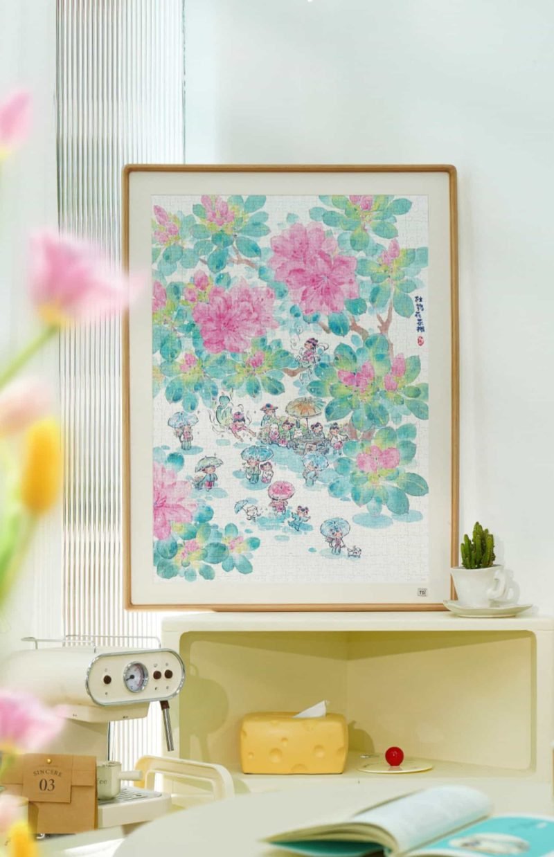 Toi-1000pcs Jigsaw Puzzle-Rhododendron Tea Stall