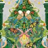 Toi-1000pcs Jigsaw Puzzle-Robin and Christmas Tree