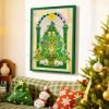 Toi-1000pcs Jigsaw Puzzle-Robin and Christmas Tree