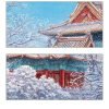 Toi-Snowscape at the Corner Tower in The Forbidden City-1000pcs Jigsaw Puzzle