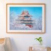 Toi-Snowscape at the Corner Tower in The Forbidden City-1000pcs Jigsaw Puzzle