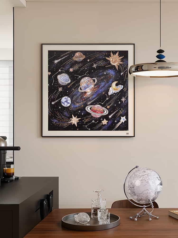 Toi-1024pcs Jigsaw Puzzle-Starry Universe in Beaded Embroidery