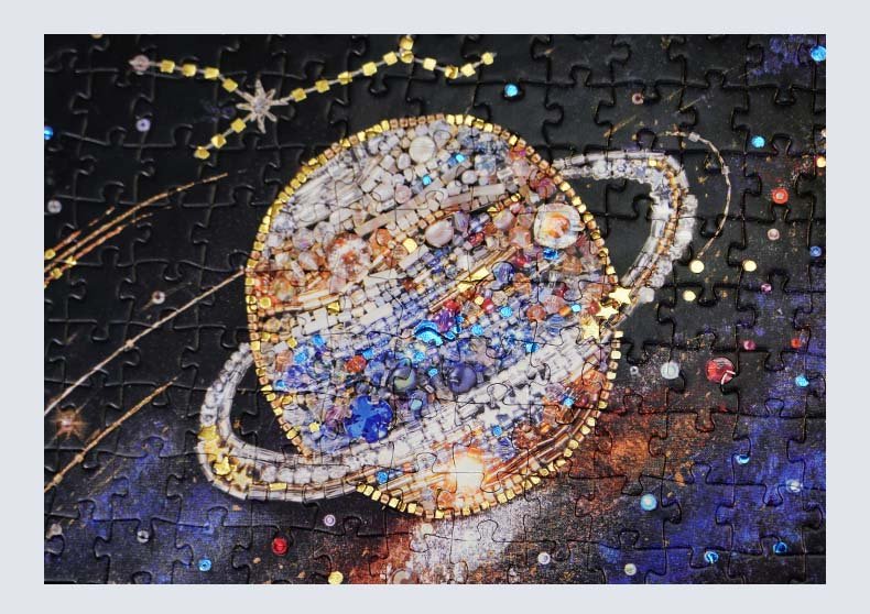 Toi-1024pcs Jigsaw Puzzle-Starry Universe in Beaded Embroidery