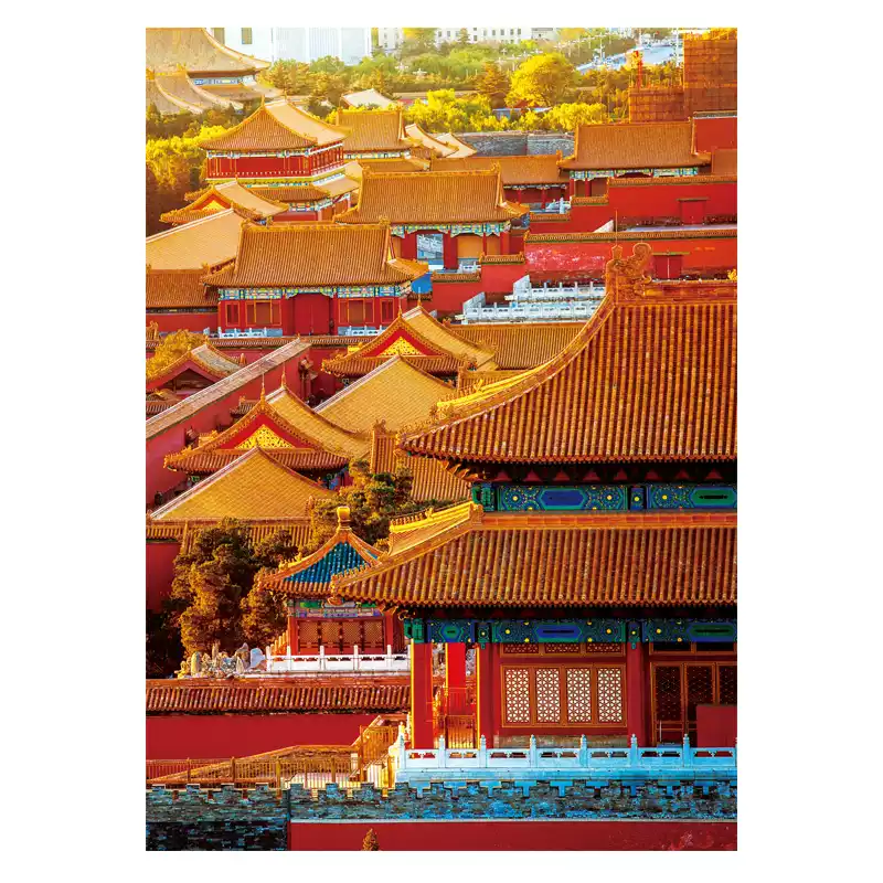 Toi-Sunrise in Forbidden City (1) Toi-1000pcs Jigsaw Puzzle-Sunrise in Forbidden City