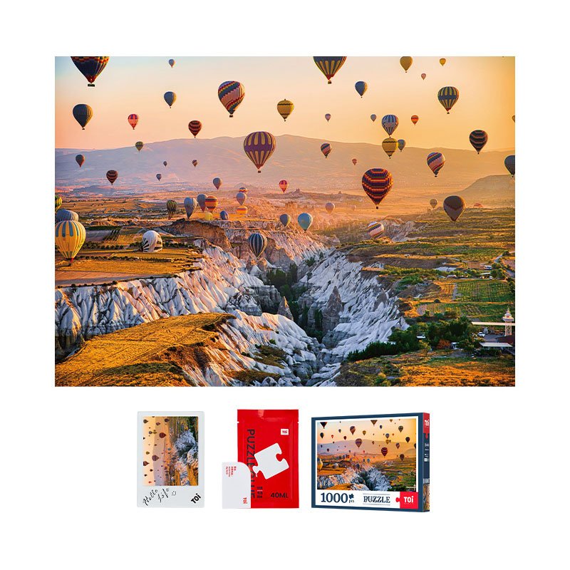 Toi-Turkish Hot Air Balloon1 Toi-1000pcs Jigsaw Puzzle-Turkish Hot Air Balloon