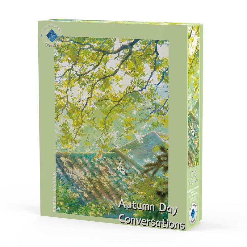 TuTuDingDang-500pcs Jigsaw Puzzle-Autumn Day Conversations