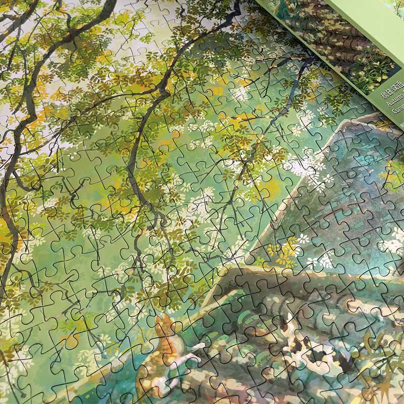 TuTuDingDang-500pcs Jigsaw Puzzle-Autumn Day Conversations