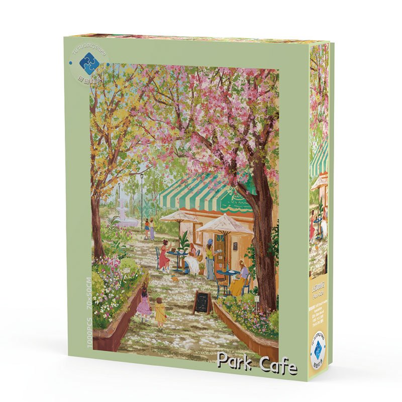 Tutudingdang-Park Cafe (3) TuTuDingDang-1000pcs Jigsaw Puzzle-Park Cafe