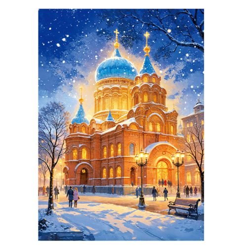 Vinlaa-1000pcs Jigsaw Puzzle-Saint Sophia Cathedral