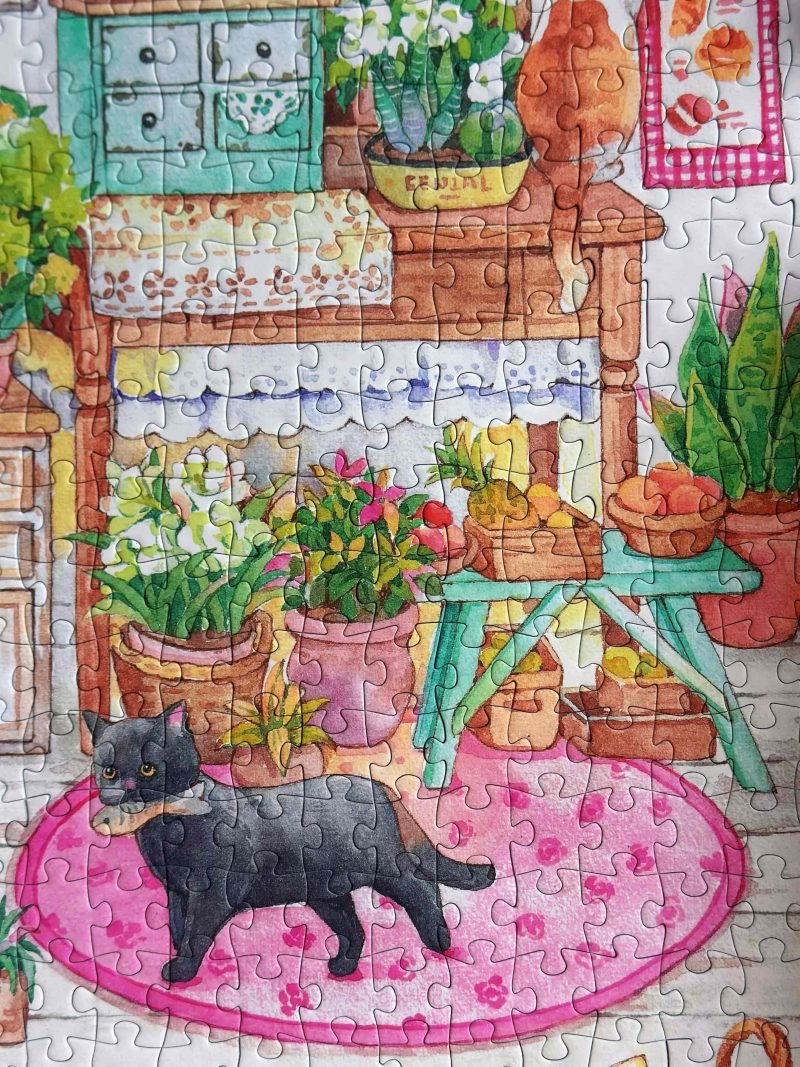 WanLeFaZe-1000pcs Jigsaw Puzzle-Enchanted Night in the Garden