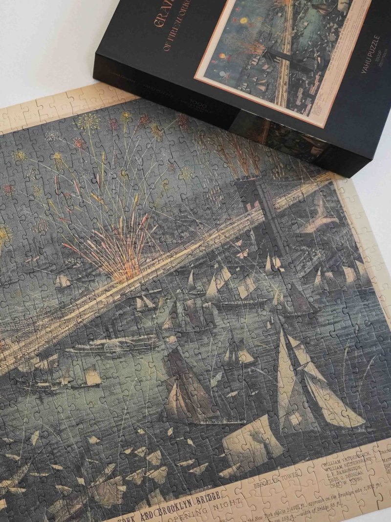 Yahu Puzzle-1000pcs-Grand Display of Fireworks on Opening Night