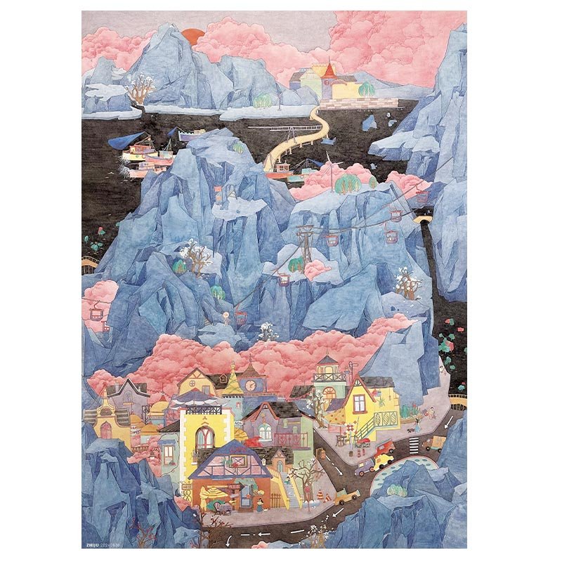 Zhiju-Entwined Years (5) Zhiju-1000 Piece Puzzle-Entwined Years