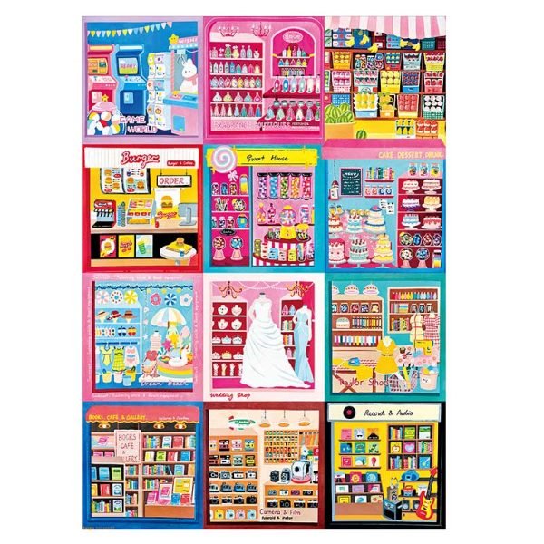 Zhiju-1000 Piece Puzzle-The Twelve Boutiques