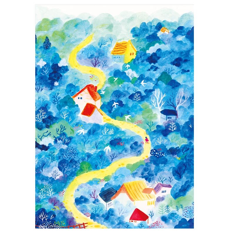 Zhiju-500pcs Puzzle-Woodland Path