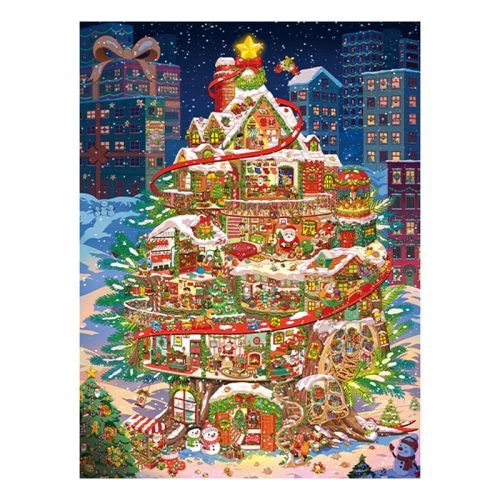 3djp/Pintoo-Plastic Puzzles 1200pcs-Christmas Eve