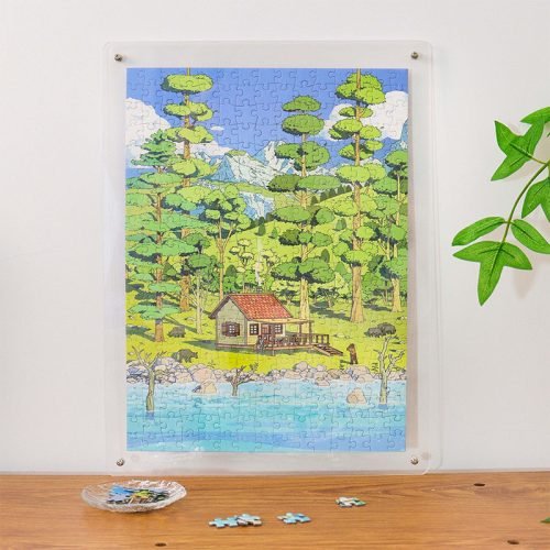 Handsome Mr.Ni-300pcs Jigsaw Puzzle-A Woodland Cabin