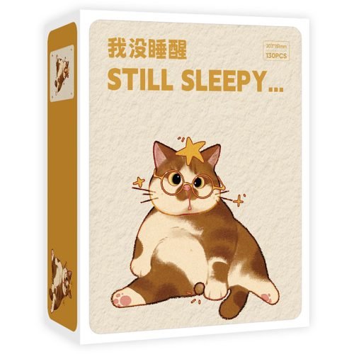 Bubble Puzzle-Still Sleepy Bubble Puzzle-130pcs Jigsaw Puzzle-Cute Cats Series-Still Sleepy