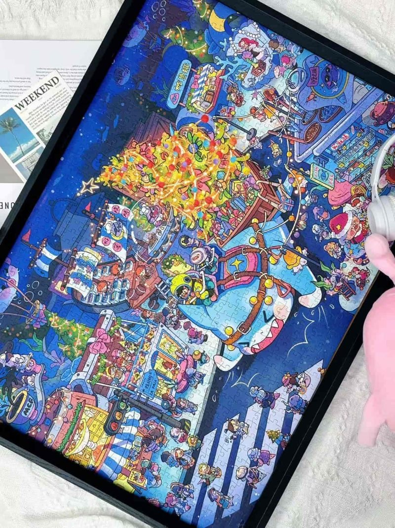 Christmas Under the Sea (2) Pin De Le-Christmas Under the Sea-1000pcs Jigsaw Puzzle