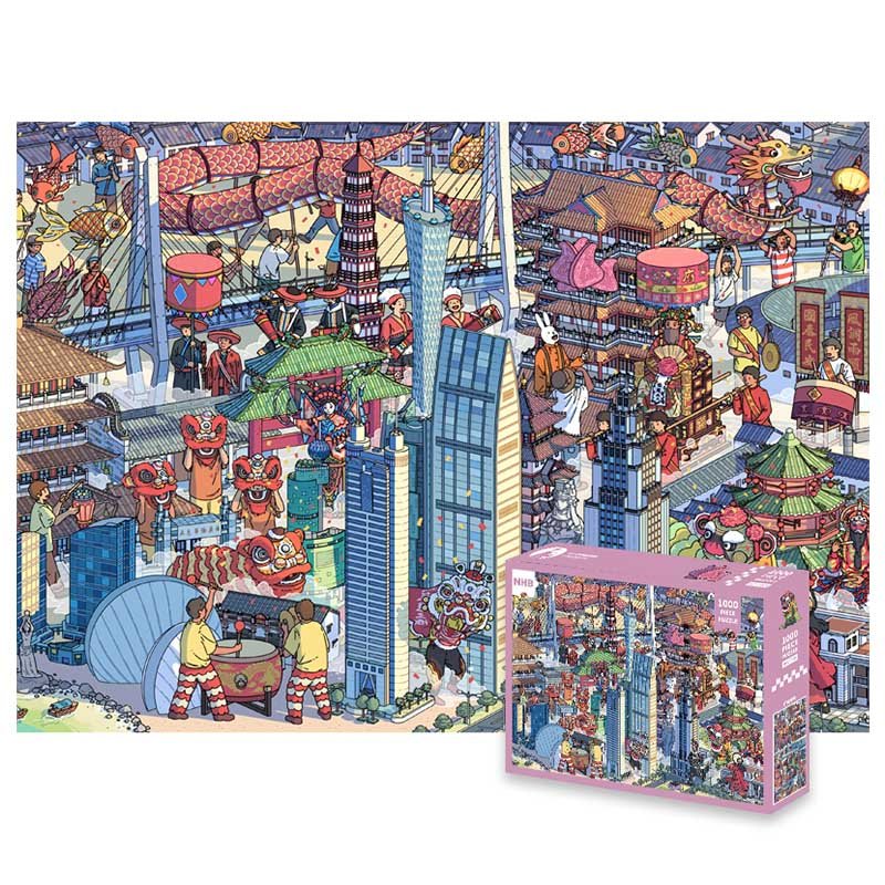 Guangdong Impressions (1) Ni Puzz-1000pcs Jigsaw Puzzle-Guangdong Impressions