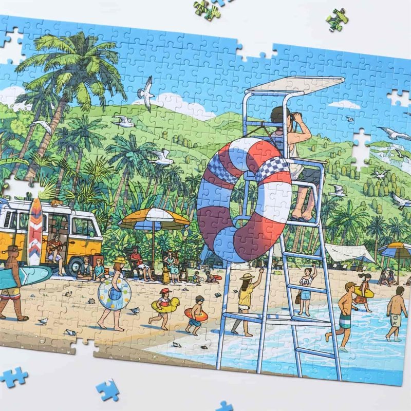 Ni Puzz-500pcs Jigsaw Puzzle-Seaside B
