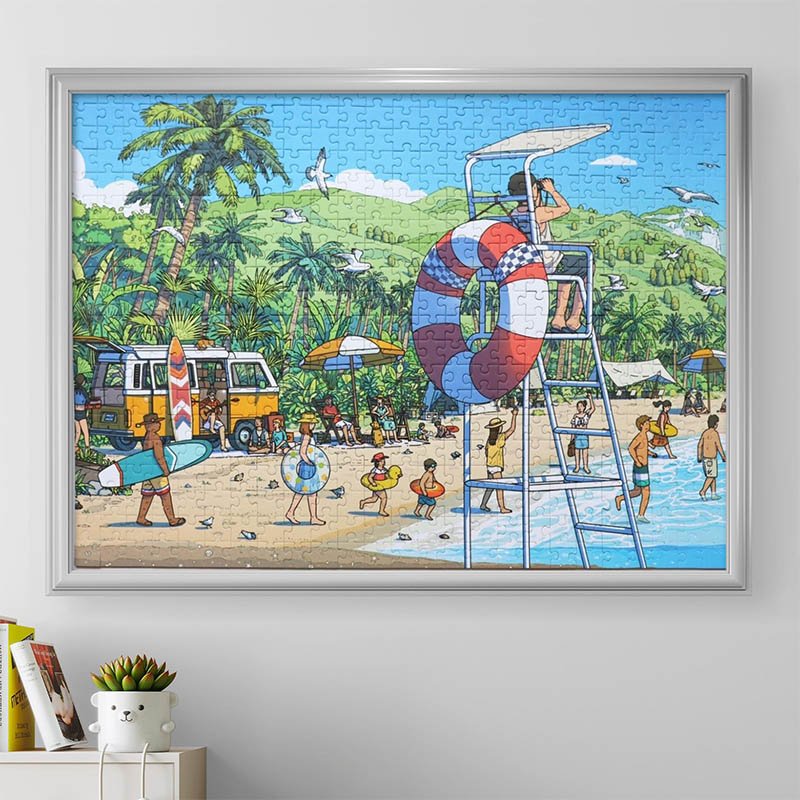 Ni Puzz-500pcs Jigsaw Puzzle-Seaside B