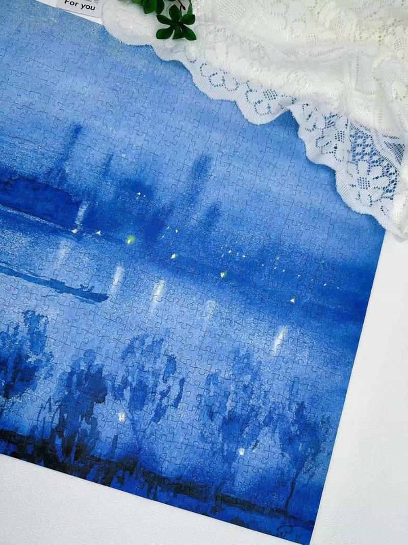 Pin De Le-London Blue Hour-1000pcs Jigsaw Puzzle