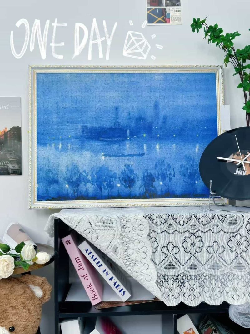 Pin De Le-London Blue Hour-1000pcs Jigsaw Puzzle