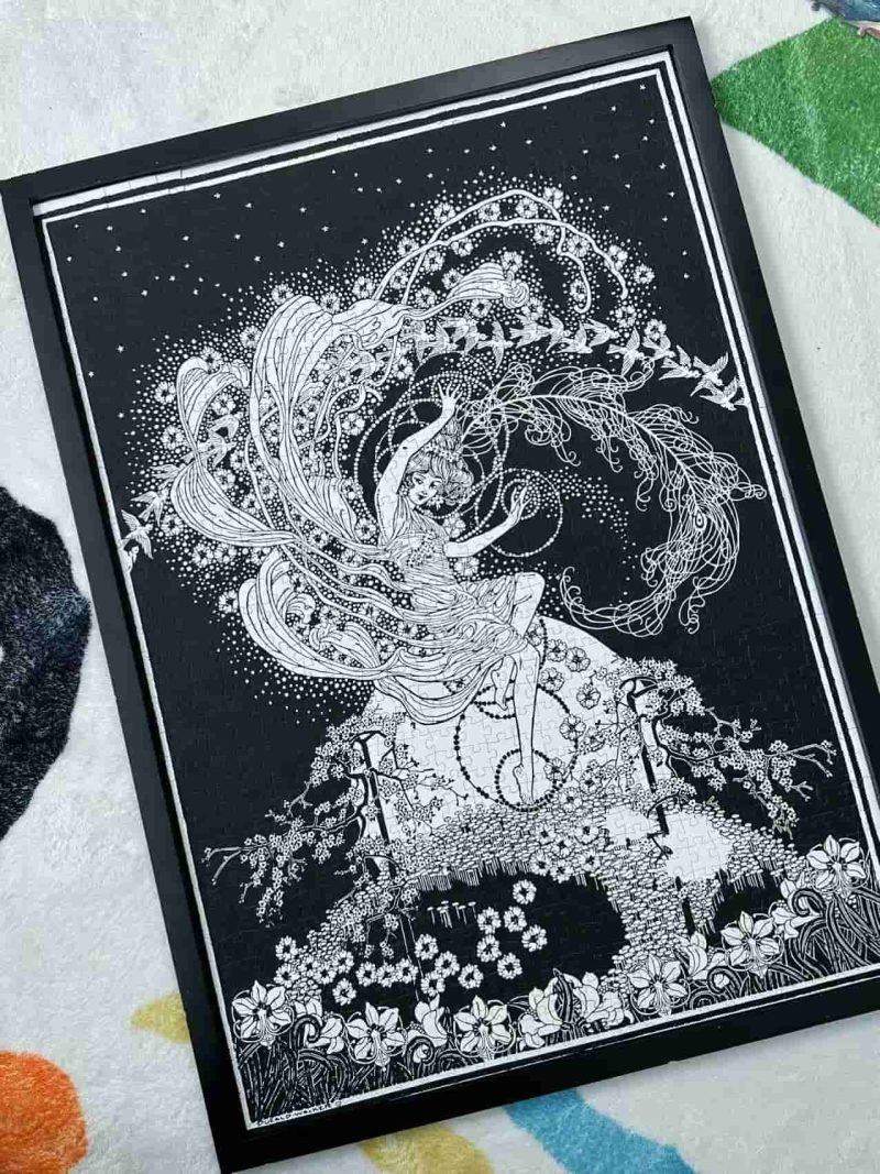 Pindele-Melody in Black and White (3) Pin De Le-Melody in Black and White-1000pcs Jigsaw Puzzle