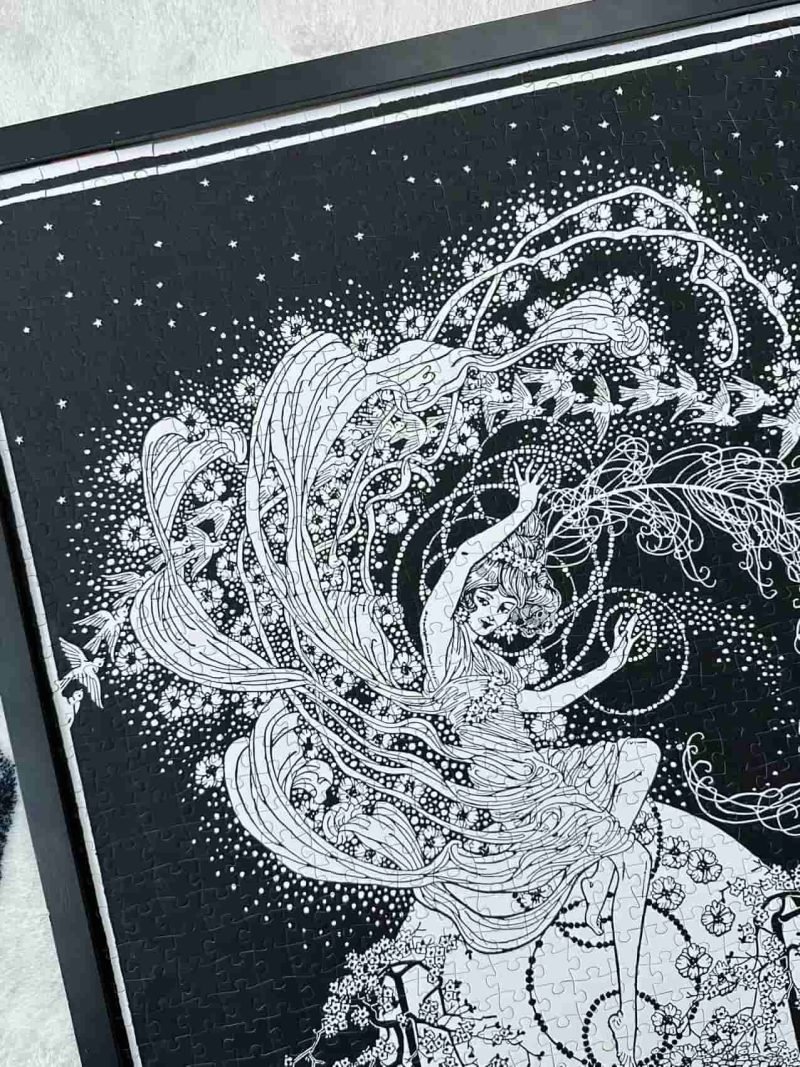 Pindele-Melody in Black and White (4) Pin De Le-Melody in Black and White-1000pcs Jigsaw Puzzle