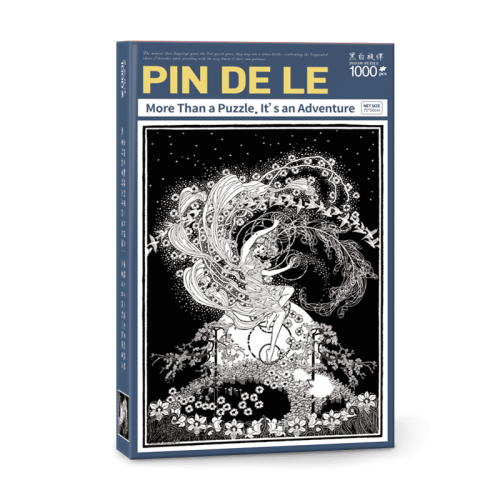 Pin De Le-Melody in Black and White-1000pcs Jigsaw Puzzle