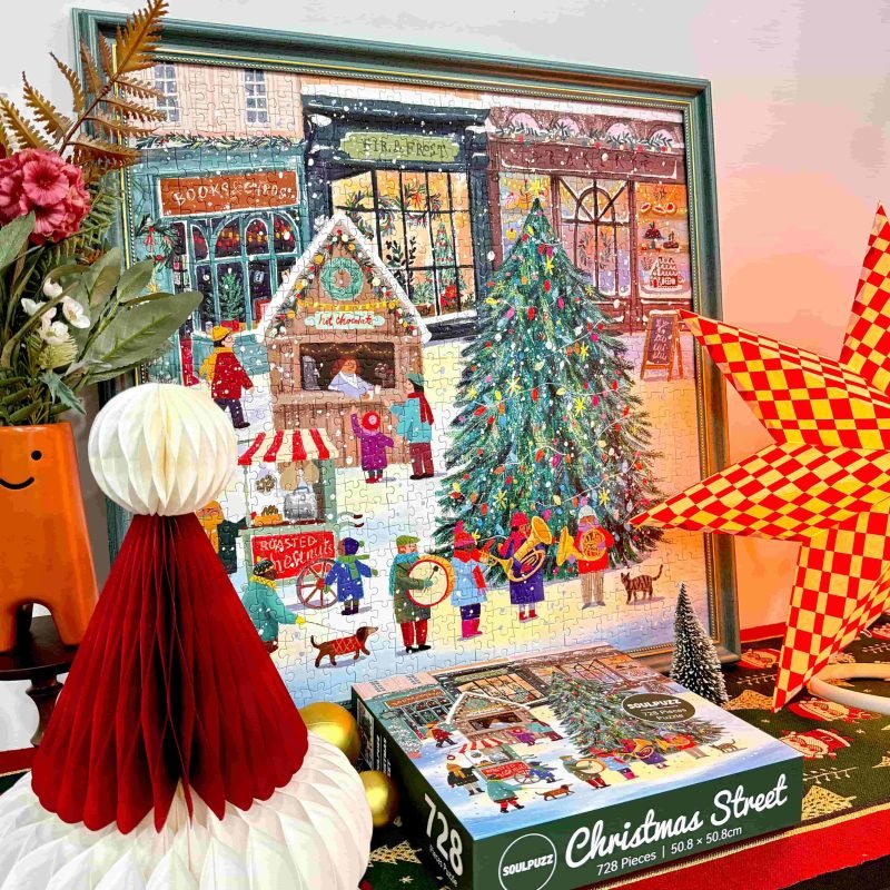 Soulpuzz-Christmas Street (3) Soulpuzz-728pcs Jigsaw Puzzle-Christmas Street