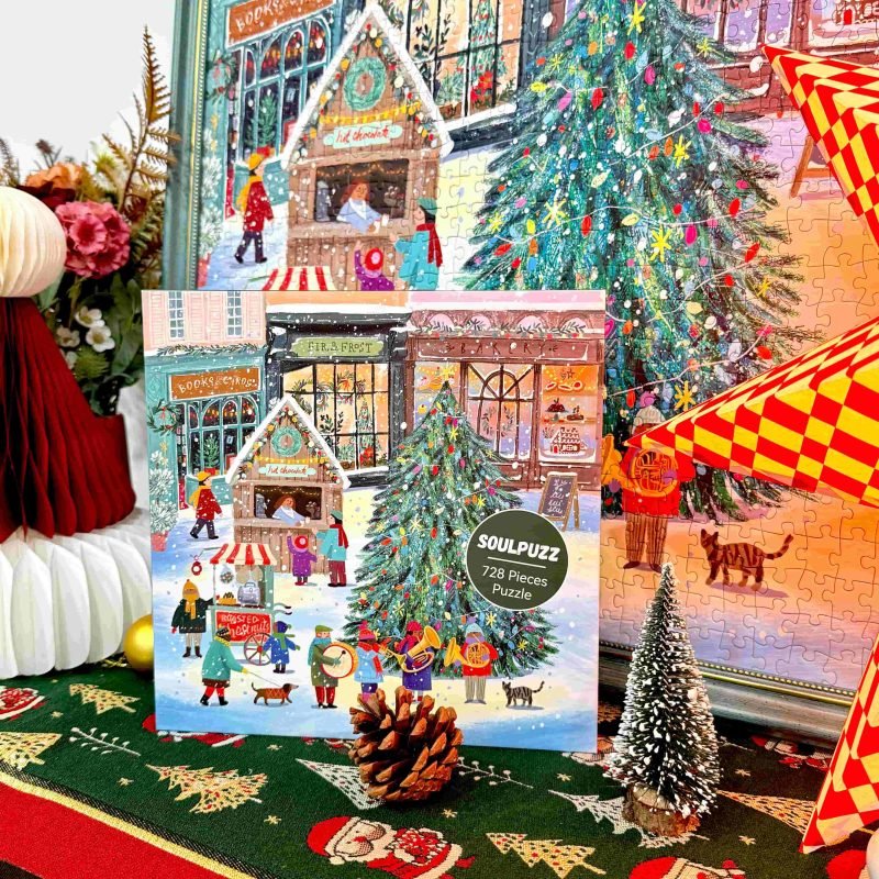 Soulpuzz-Christmas Street (5) Soulpuzz-728pcs Jigsaw Puzzle-Christmas Street