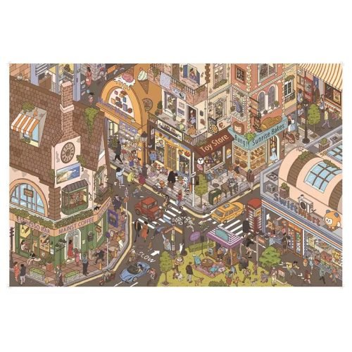 Vox-1000pcs Van Gogh Puzzle-Weekend Market