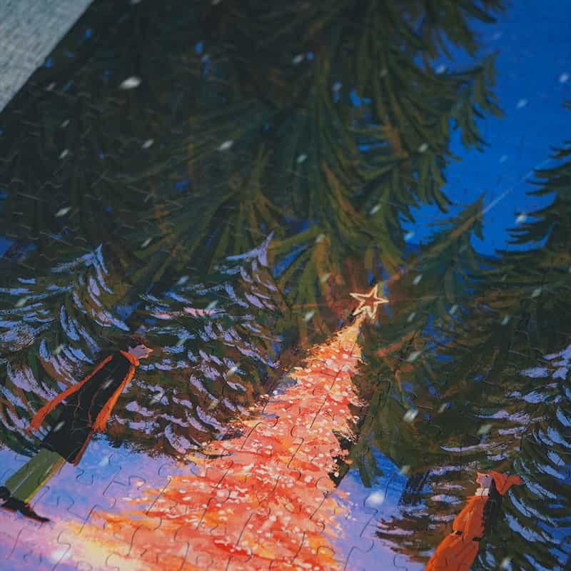 ZhiJianManXing-Forest Christmas-500pcs Jigsaw Puzzle