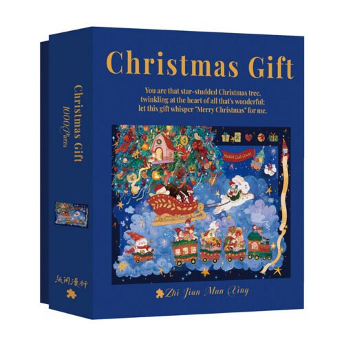 ZhiJianManXing-Christmas Gift-1000pcs Jigsaw Puzzle(Gold-Foil)