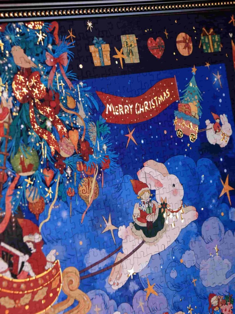 ZhiJianManXing-Christmas Gift-1000pcs Jigsaw Puzzle(Gold-Foil)