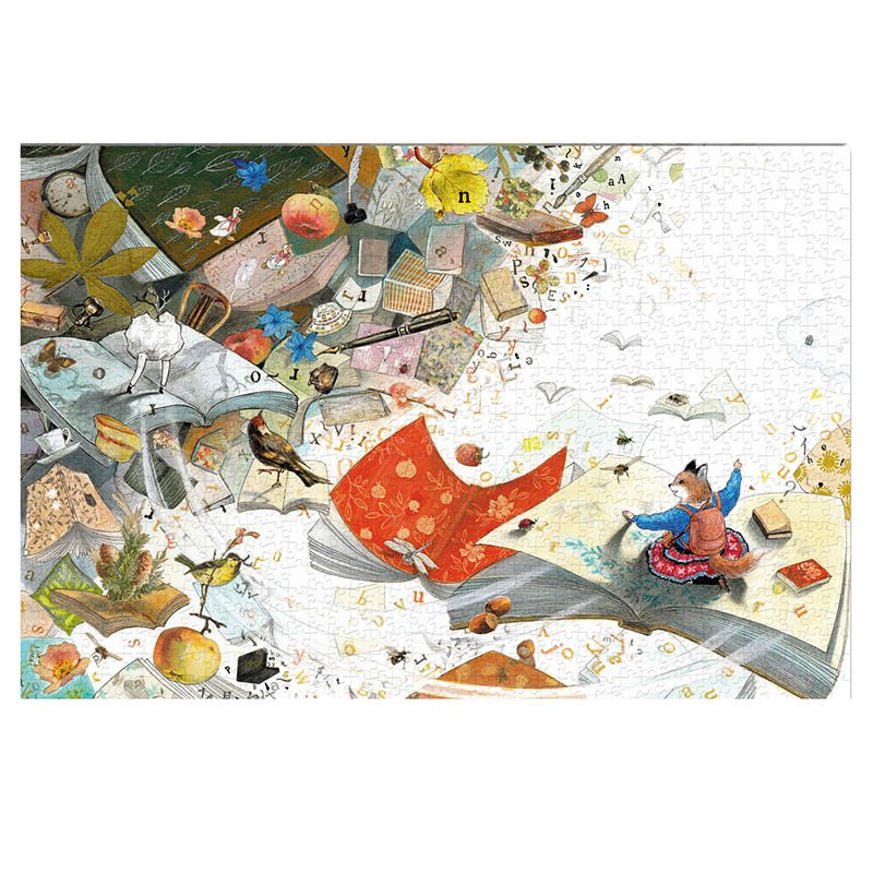 Bayby Plastic Puzzle-1000pcs-Journey of the Flying Books