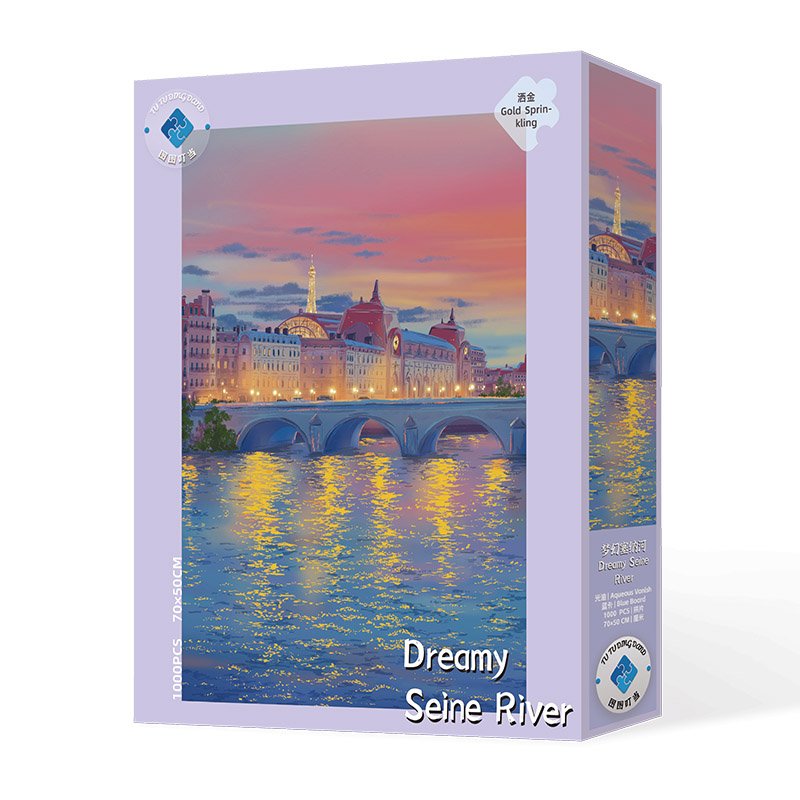 Dreamy Seine River (1) TuTuDingDang-1000pcs Jigsaw Puzzle-Dreamy Seine River